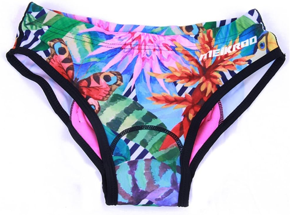 NEWZCERS Unique stylish skull printed cycling shorts underwear 3D silicone pad bike shorts for women