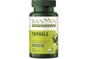 Banyan Botanicals Triphala Tablets - Organic Triphala Supplement with Amla, Haritaki & Bibhitaki – For Digestion, Elimination & Healthy Gut Microbiome* – 90 Tablets – Non-GMO Sustainably Sourced Vegan