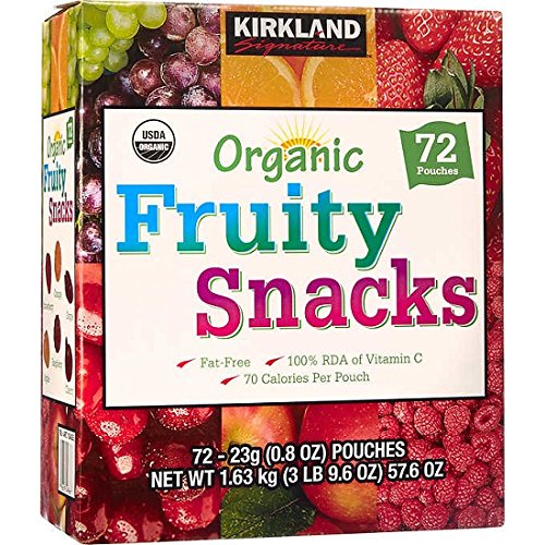 Kirkland Signature/ Organic Fruit Snacks/ 72*0.8 Oz