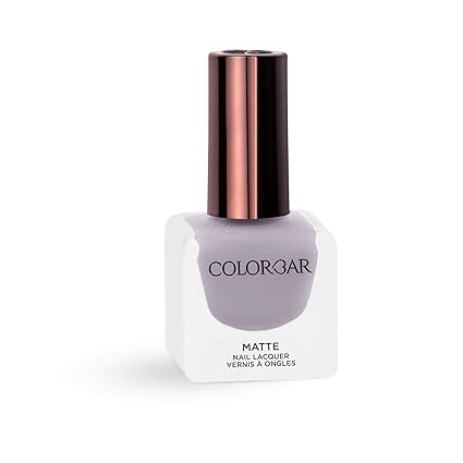 Colorbar Matte Nail Lacquer, Lilac Syrup, 12 ml