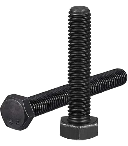 Juego De Tornillos Hexagonales M6 Negros (6mm) - Roscado Total - Grado 8.8 Alta Tracción - Bolt World