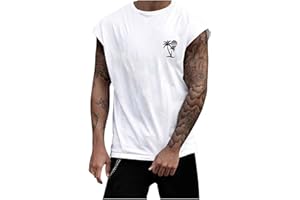 Men's Loose Fit Athletic Tank Top for Workout and Casual Comfort Sleeveless Shirt