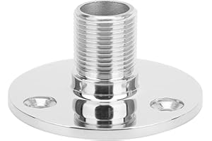 Antenna Mount Base 316 Stainless Steel Male Thread Antenna Base Marine VHF Antenna Mounts Marine Antenna Base Mount Boat Acce