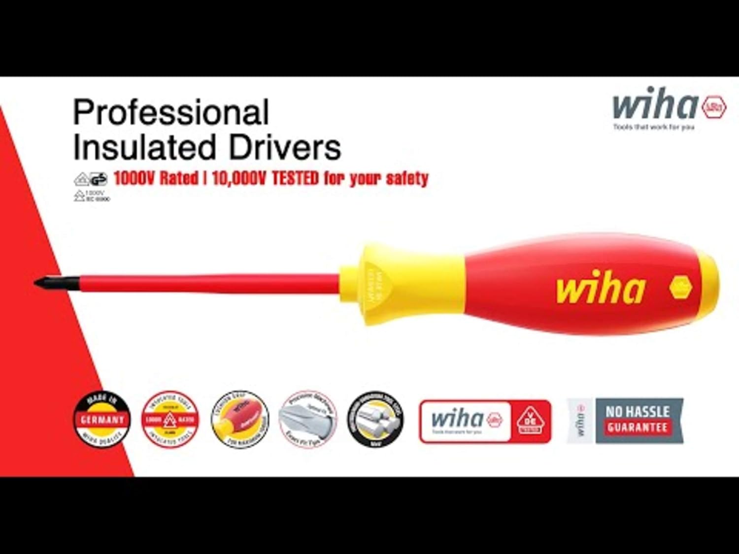 Wiha 32097 | 7 Piece Insulated SoftFinish Screwdriver Set - - 
