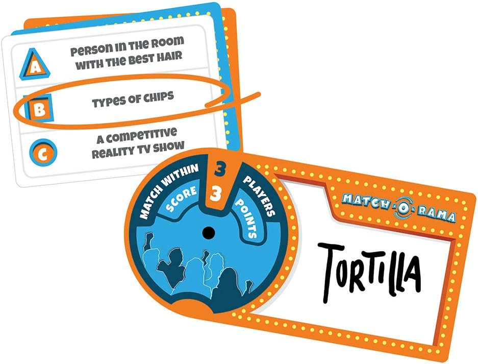 USAopoly Match-O-Rama Family Board Game | Press-Your-Luck Matching Game