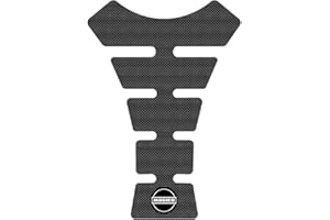 Mogico Silicone Tank Pad - Super Strong Adhesive Silicone Pads, Anti-Slip Knee Grip Traction for Motorcycle Fuel Tank Protection (Black Devil)