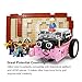 Makeblock mBot Robot Kit, DIY Mechanical Building Block, STEM Education, Entry-Level Programming Improves Kids' Logical Thinking and Creativity. (Pink, 2.4G Version, Classroom)