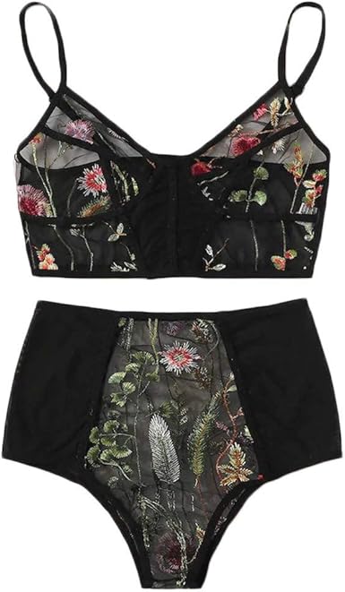 Embroidered lingerie Clearance