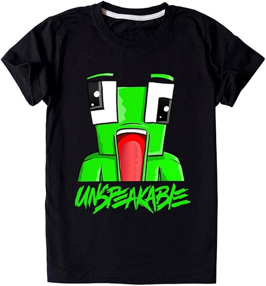 Kids Boys Unspeakable TShirt Funny Fashion YouTube Gamer Fans