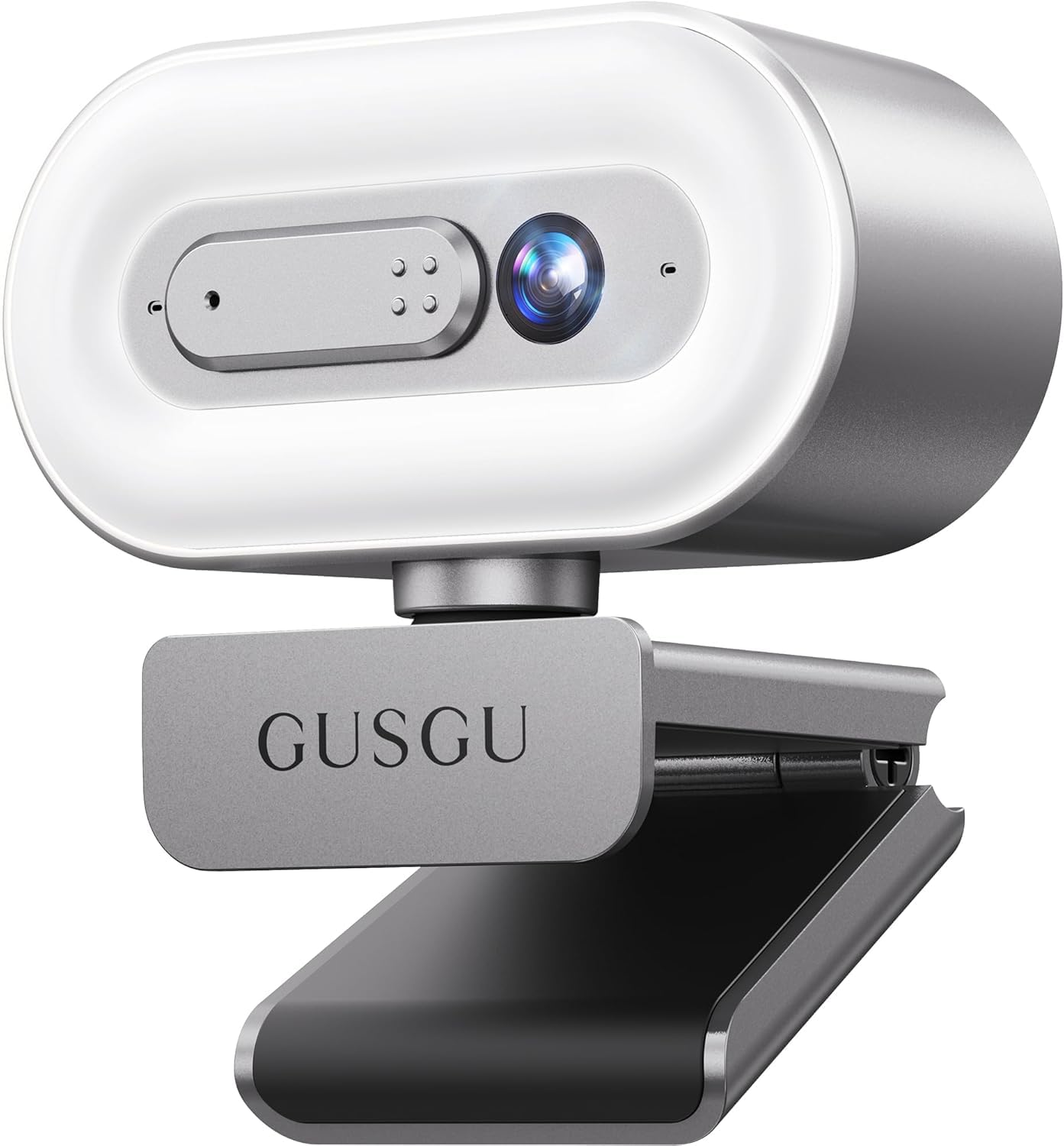 Photo 1 of GUSGU G920 2K Quad HD Webcam for PC, Auto Focus, with Microphone & Light & Privacy Cover, Web Camera for Desktop Computer/Laptop/MacBook, USB Streaming Camera