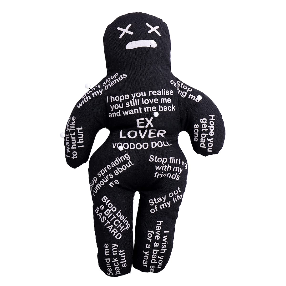 BLESSUME Unisex Adult Voodoo Doll Revenge Spell with 6 Pins