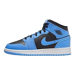 Jordan Boy's Air 1 Mid (Big Kid) University