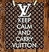 Fashion Couture Unframed Wall Art Print - Makes a Great Gift for Fashion Lovers and Designers - Chic Home Decor - Ready to Frame (8x10) Vintage Photo - Keep Calm and Carry Vuitton