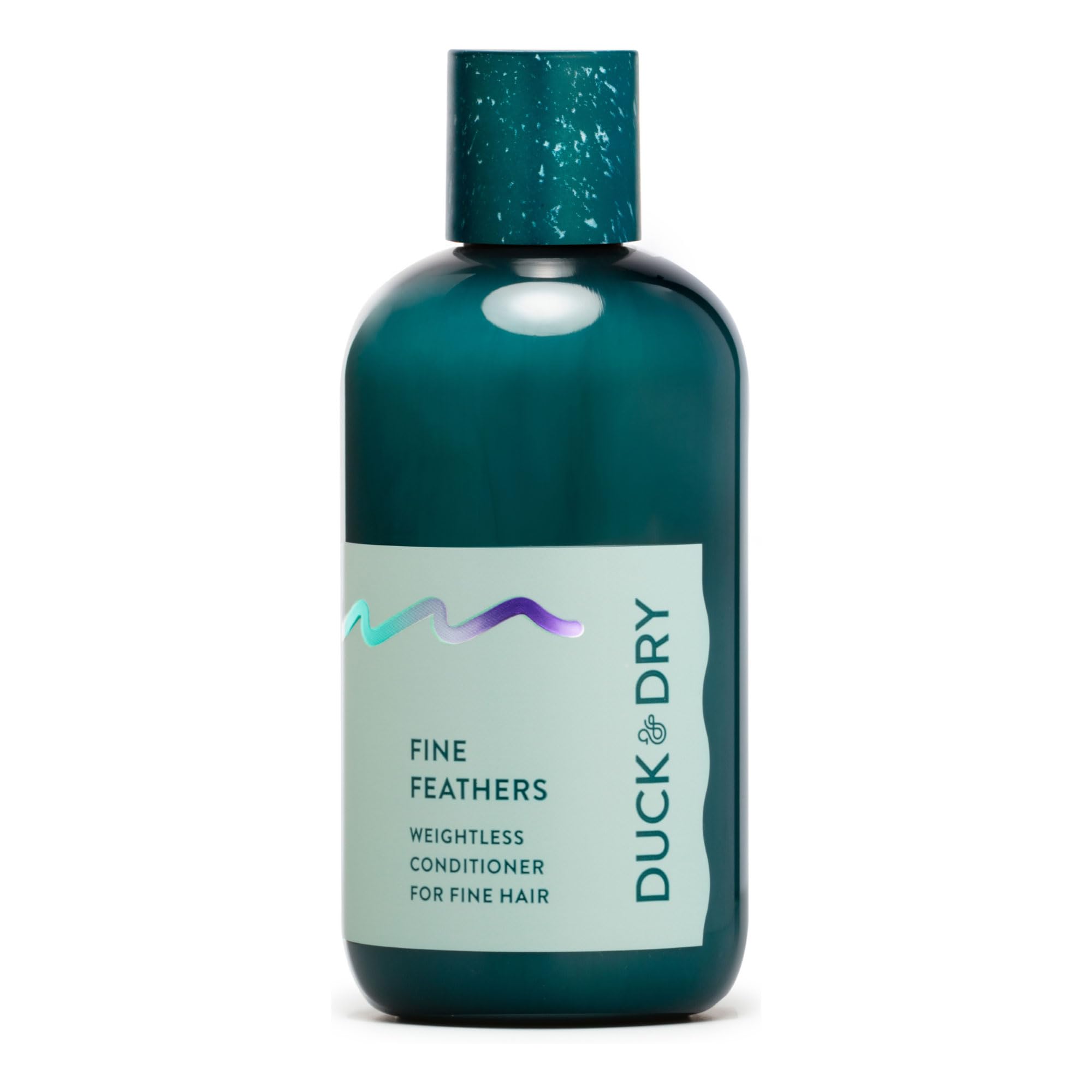 Duck & Dry 250ml - SLS, SLES, Silicone, Paraben & Cruelty Free - Fine Feathers Conditioner nourishes and detangles damaged hair with Honey, virgin coconut oil and shea butter for finer hair types