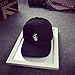 Toraway Caps, Unisex Fashion Baseball Cap Adjustable Hip Hop Finger Hat (Black)
