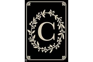 Briarwood Lane Classic Monogram Letter C Garden Flag Everyday 18" x 12.5"