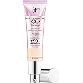 IT Cosmetics CC+ Cream Illumination - Radiant Full Coverage Foundation With SPF 50+, Color Corrector & Hydrating Anti-Aging Serum, Hydrolyzed Collagen + Peptides, Normal to Dry Skin - 1.08 fl oz