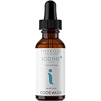 Iodine Drops – 650 Mcg - 1 Year Supply - Liquid Iodine Supplement – Iodine Drops Solution - Pure, Clear Iodine - Vegan Iodine