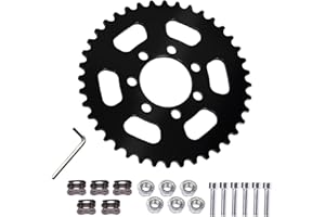 JNDO Mini Bike Sprocket 35 Chain 40 Teeth Rear Sprocket Black Go Kart Sprocket Suitable for Mini Bike Go Kart Dirt Bikes