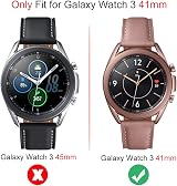 Diruite 5 Pack Samsung Galaxy Watch 3 41mm Screen Protector Tempered Glass view 2