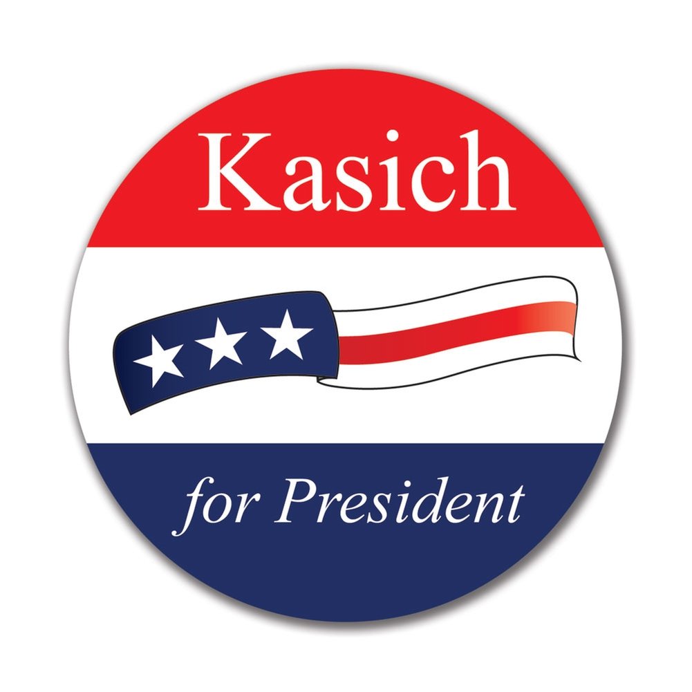 Amazon Com Old Glory Election 2016 John Kasich Waving Flag 4in
