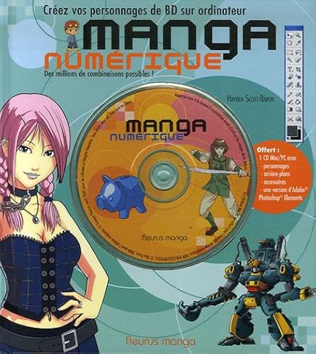 Download Manga numérique : Créez vos personnages de BD sur ordinateur (1Cédérom) PDF