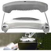80672 Charcoal Lid Handle &amp; Shield Kit - Only Works for lids with 2 Handle Holes Compatible with Weber Cha-rcoal Grills (2015-Present) - Does NOT for lids with a Welded Handle