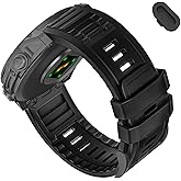 VELEYOK 26mm Quickfit Silicone Watch Bands Compatible with Garmin Fenix 8 tactix 8 51mm/Fenix 7X/7X Pro/6X/6X Pro/5X/5X Plus/3 HR/tactix 7 pro/Enduro 3 2/Descent Mk3i 51mm/Mk2i/epix Pro 51MM