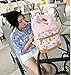 BLUBOON Backpack for School Girls Teens Kids Bookbags Set Women Laptop Bag Lunch Bag Clutch Purse (Pink - Floral 01)