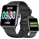 Pautios Pedometer Watch Senior Friendly No App/Phone Required, Waterproof Fitness Tracker Watch with Step Counter Calories/Sleep Tracker for Walking Running for Men Women