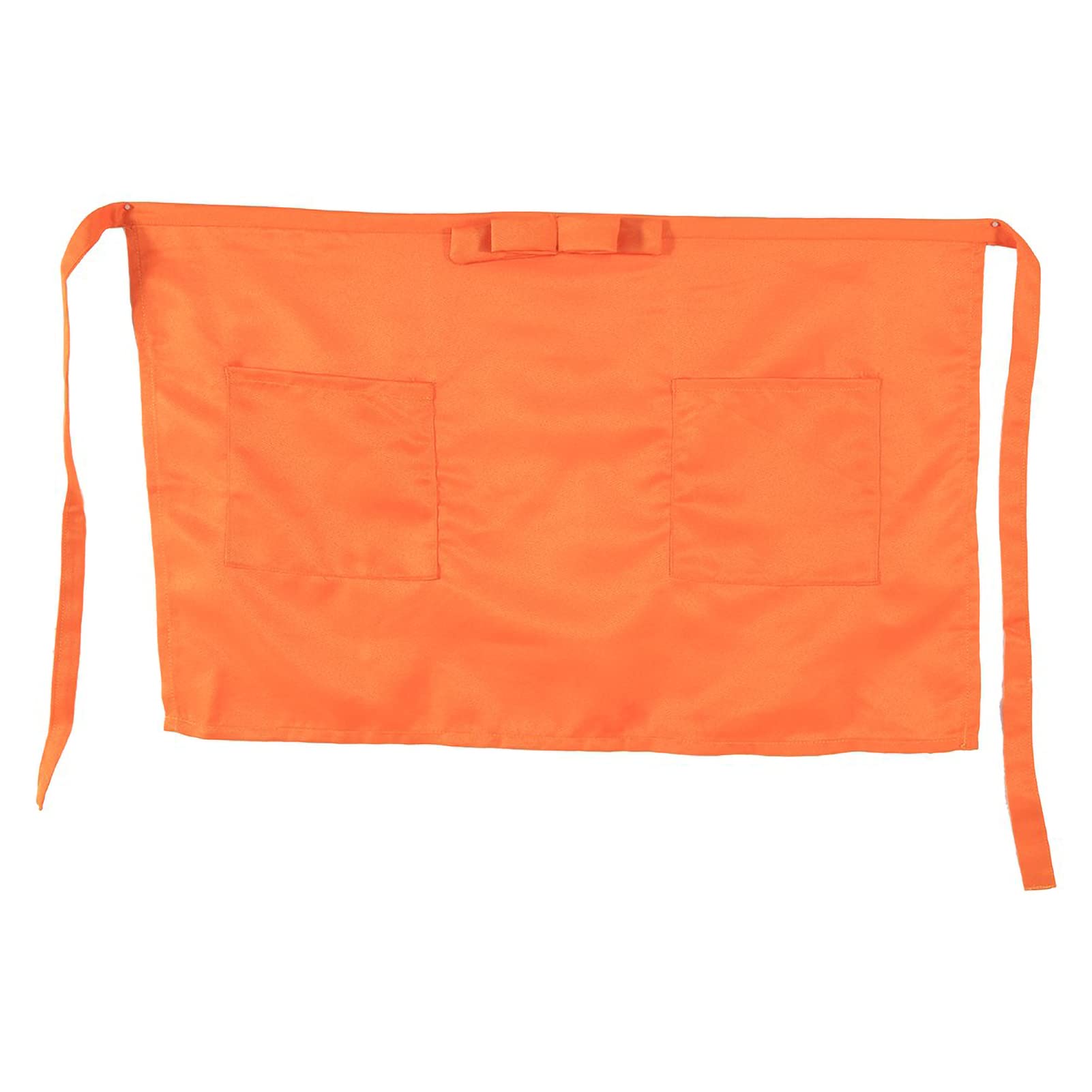 Jenngaoo Waist Aprons for Women Men,Half Short Apron Short Waist Apron With 2 Deep Pockets for Waiter Waitress -Yellow — image 1