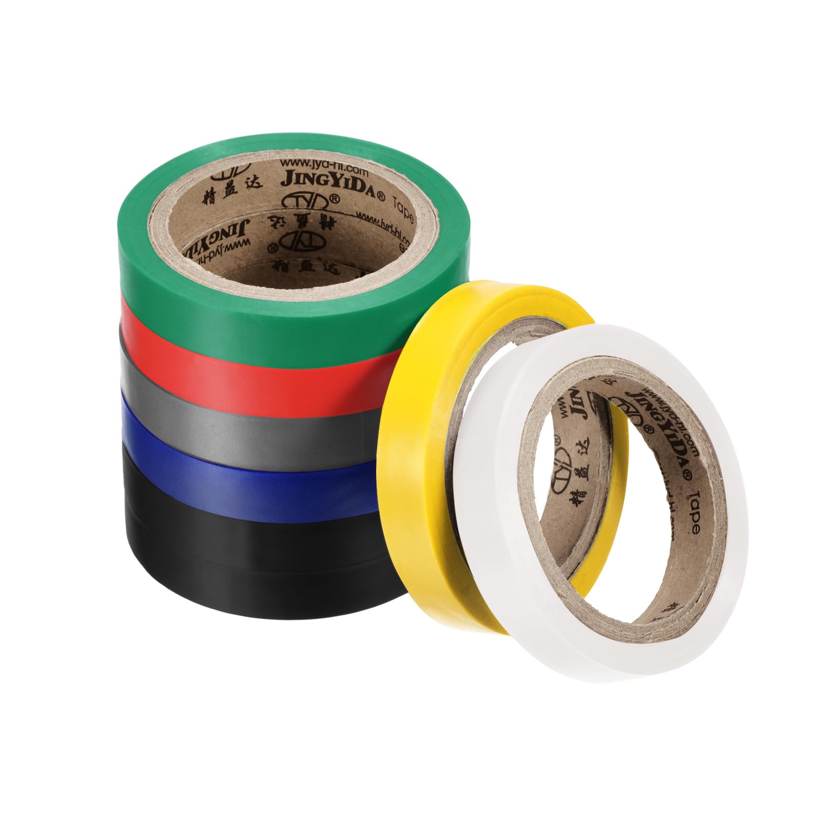 M METERXITY 8 Pack Racquet Overgrip Tape - Badminton Tennis Racket Grip Finishing Tape Wrap Tape Sticky Non-Slip, Apply to Tennis Racket (26Ft, 7 Colors)