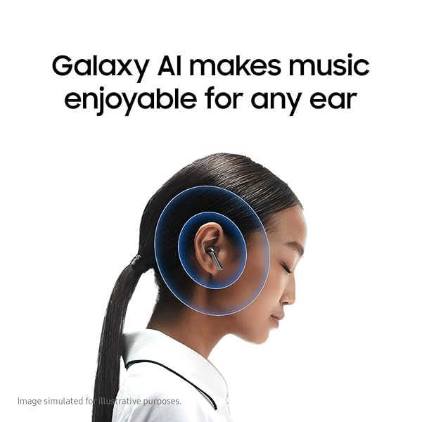 SAMSUNG GALAXY BUDS 3 AI TRUE WIRELESS BLUETOOTH EARBUDS, OPEN TYPE FIT, ACTIVE NOISE CANCELLATION, 360 AUDIO, TOUCH CONTROL, SILVER [US VERSION, AMAZON EXCLUSIVE, 2YR WARRANTY]