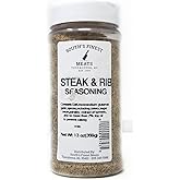 Single Bottle of Souths Finest Steak and Rib Seasoning 13oz Bottle Spice Rub Shaker