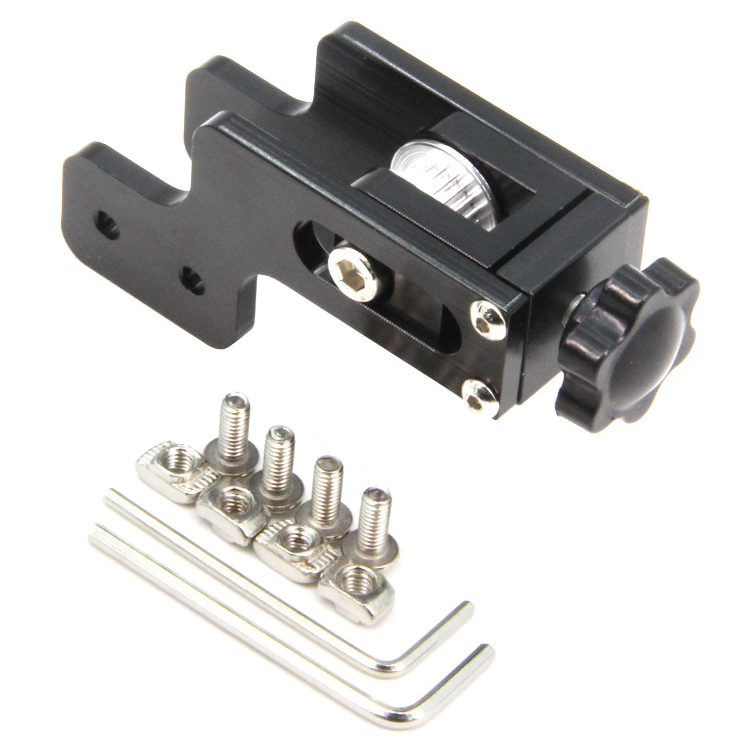 Zeberoxyz Upgrade 4020 Profile Y-axis Synchronous Belt Stretch Straighten Tensioner for Ender-3 Auminum Extrusion Profile 40x20mm 3D Printer Parts (4020)