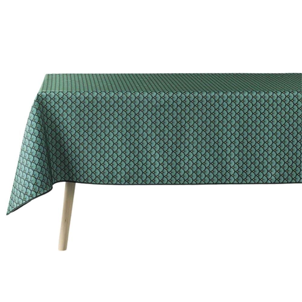 Douceur d'Intérieur ARTCHIC Rectangular Tablecloth 150 x 240 cm Green
