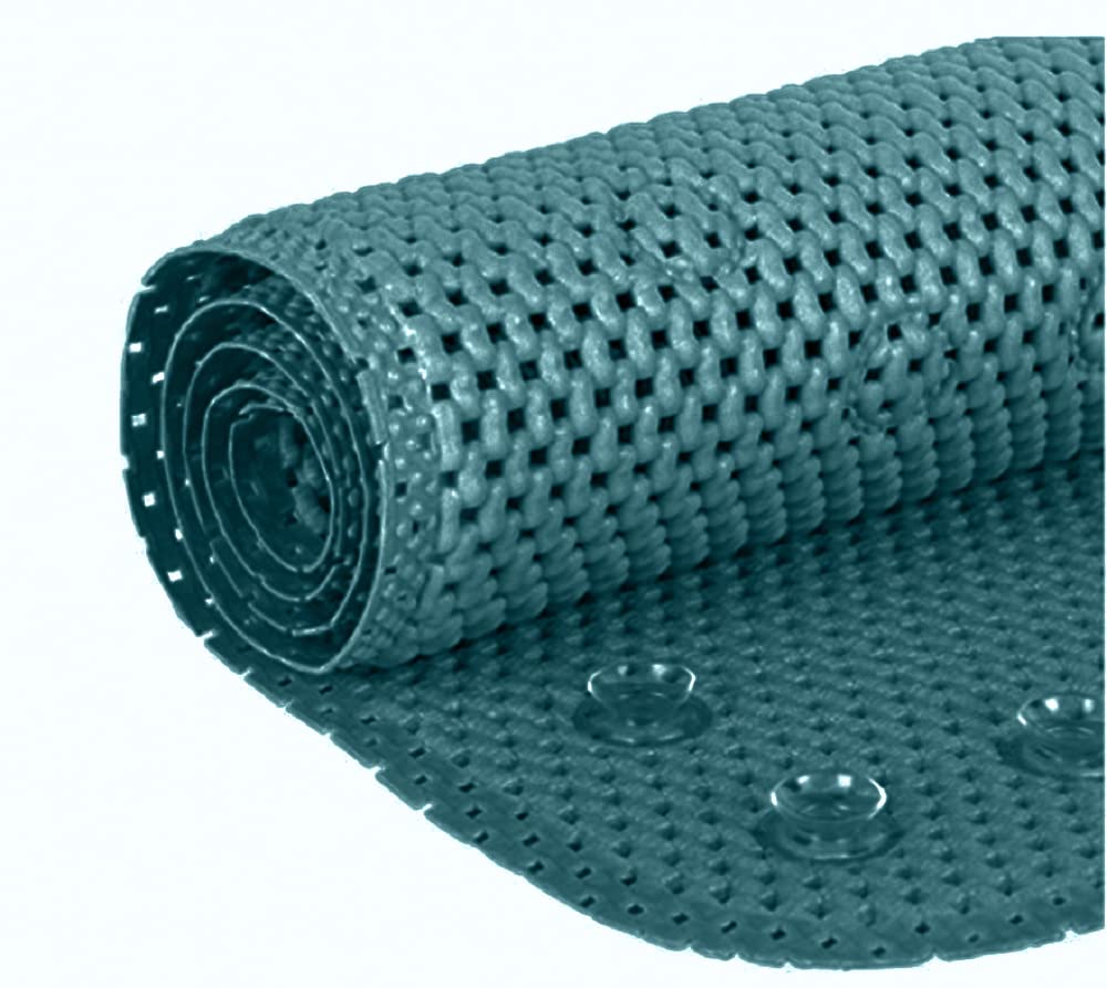 Photo 1 of Deluxe Bathtub Mat Non Slip, Soft Foam Bath Mats for Bathroom Tub, Bathtub Mat with Drain Holes, Suction Cups- 36” X 17” - Ocean Blue