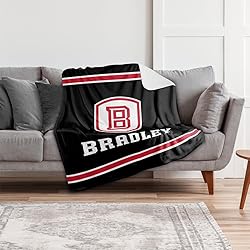 Bradley University Blanket, 50"x60" Primary Logo