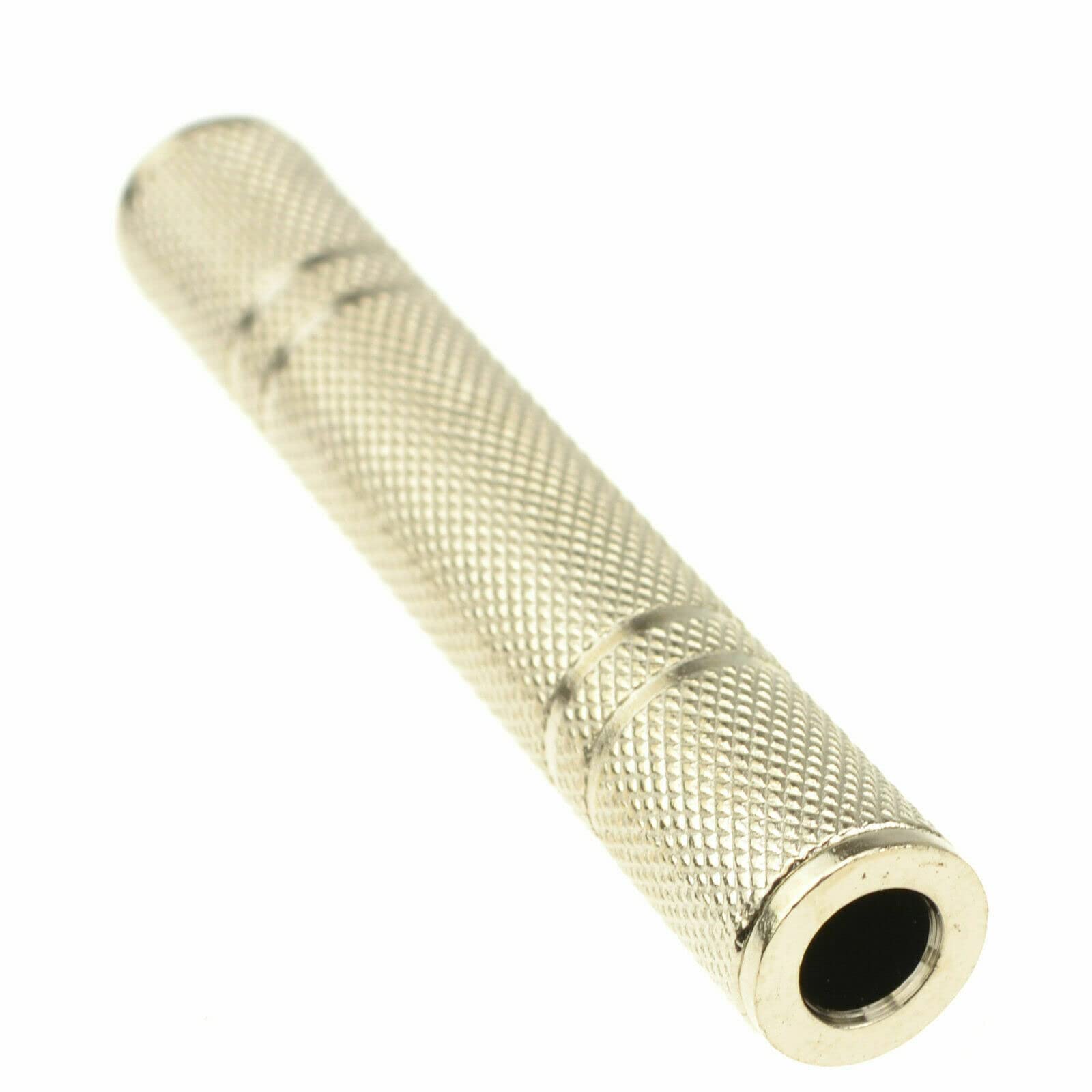 Mr.Gadget's Solutions Metal 6.35mm Stereo Jack Socket to Socket Coupler Adapter Female to Female Stereo Jack Coupler