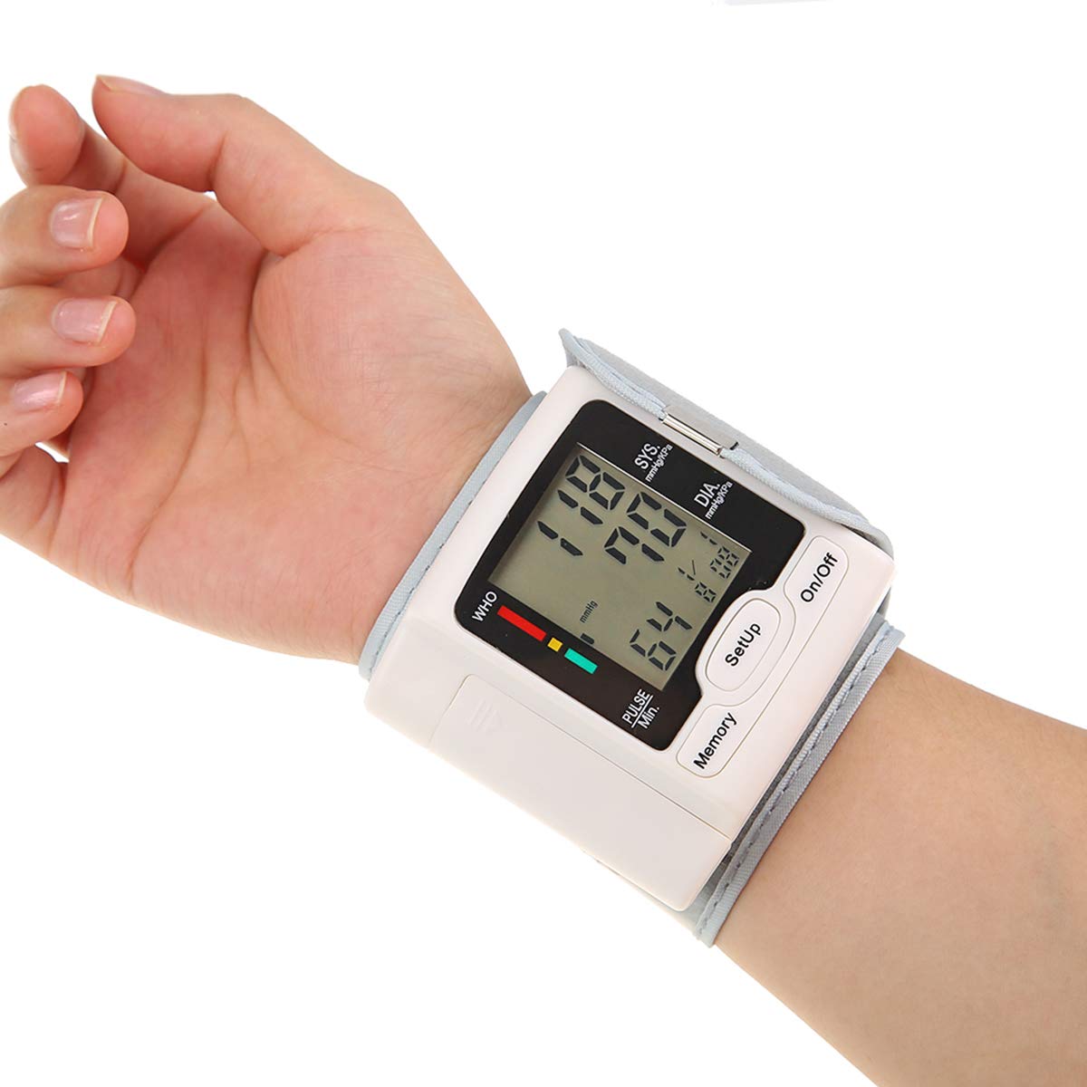 SANON Blood Pressure Monitor for Home Use, Wrist Blood Pressure Machine, Automatic Digital Wrist Blood Pressure Monitor, Cuff BP Monitors Machines Home Care
