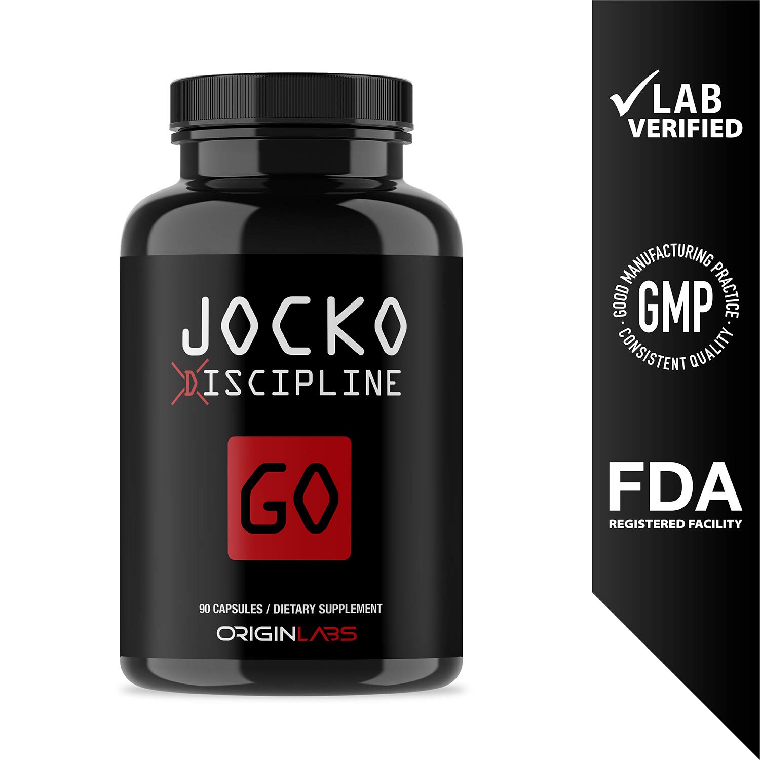 Jocko Fuel Discipline GO Brain Booster Nootropic Dietary Supplements