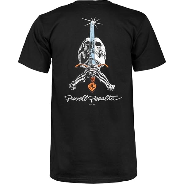 Bones Brigade Ripper Pilot Powell-Peralta T-shirt In Black Per - Foto 6