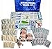 Medique Products 77501 International Traveler First Aid Kit with Polybags,Blue