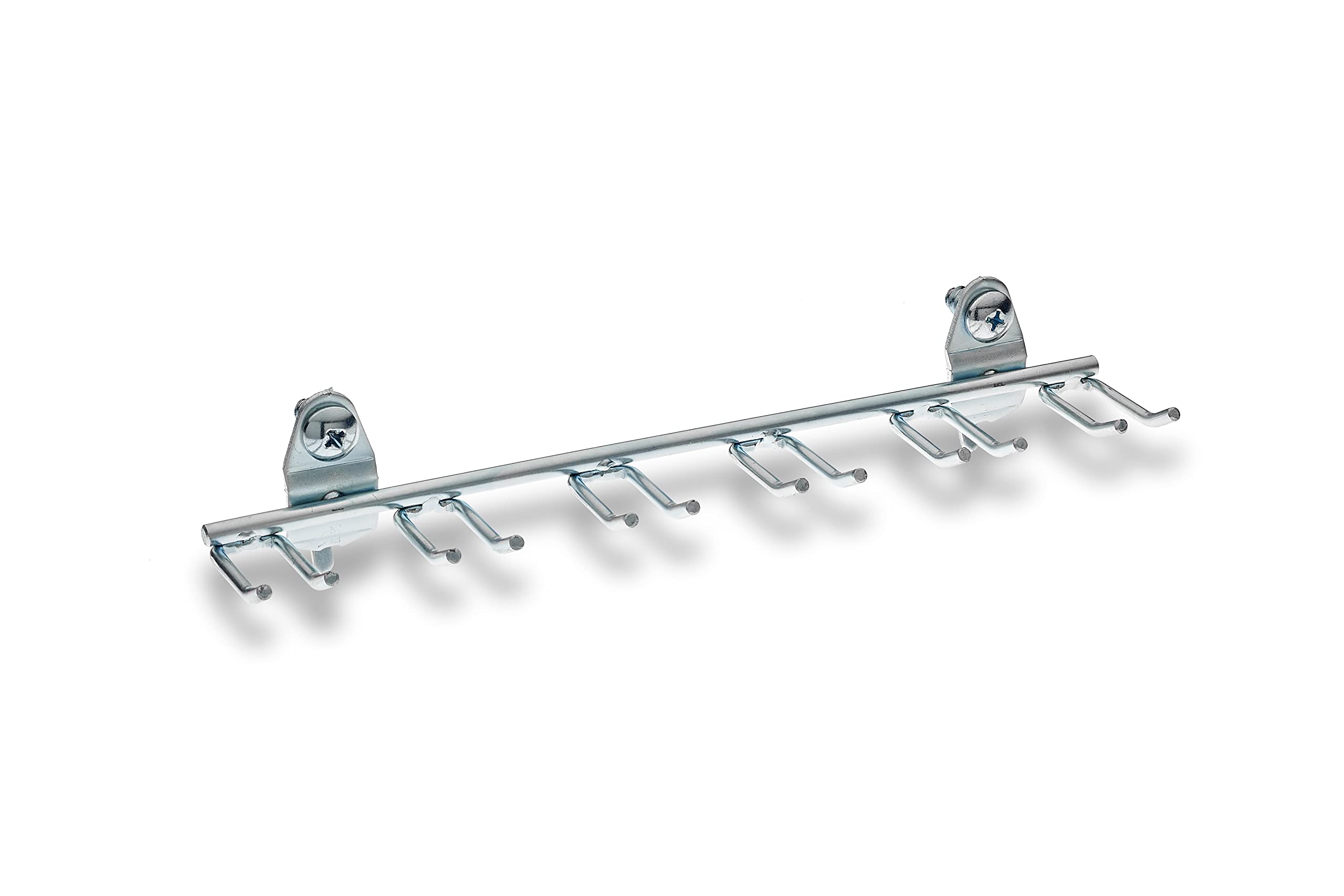 DuraHook Triton Products Multi-Prong Tool Holder Pegboard Hook, 8 1/8 Inch, Silver, 5 Count
