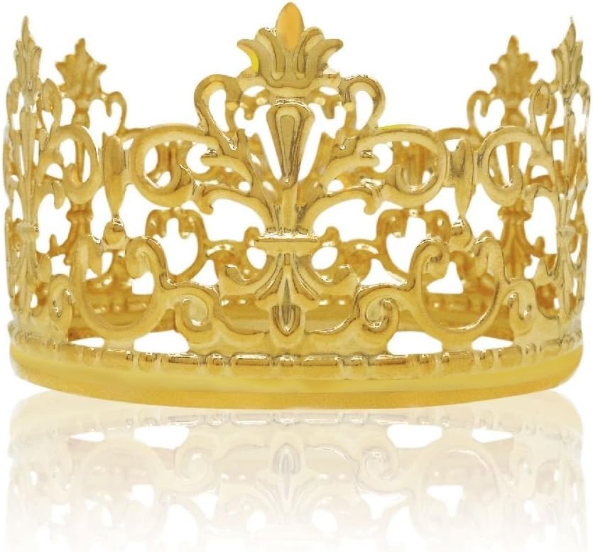 Vintage Mini Princess Crown Cake Topper Baby Shower Birthday Party Wedding Decoration