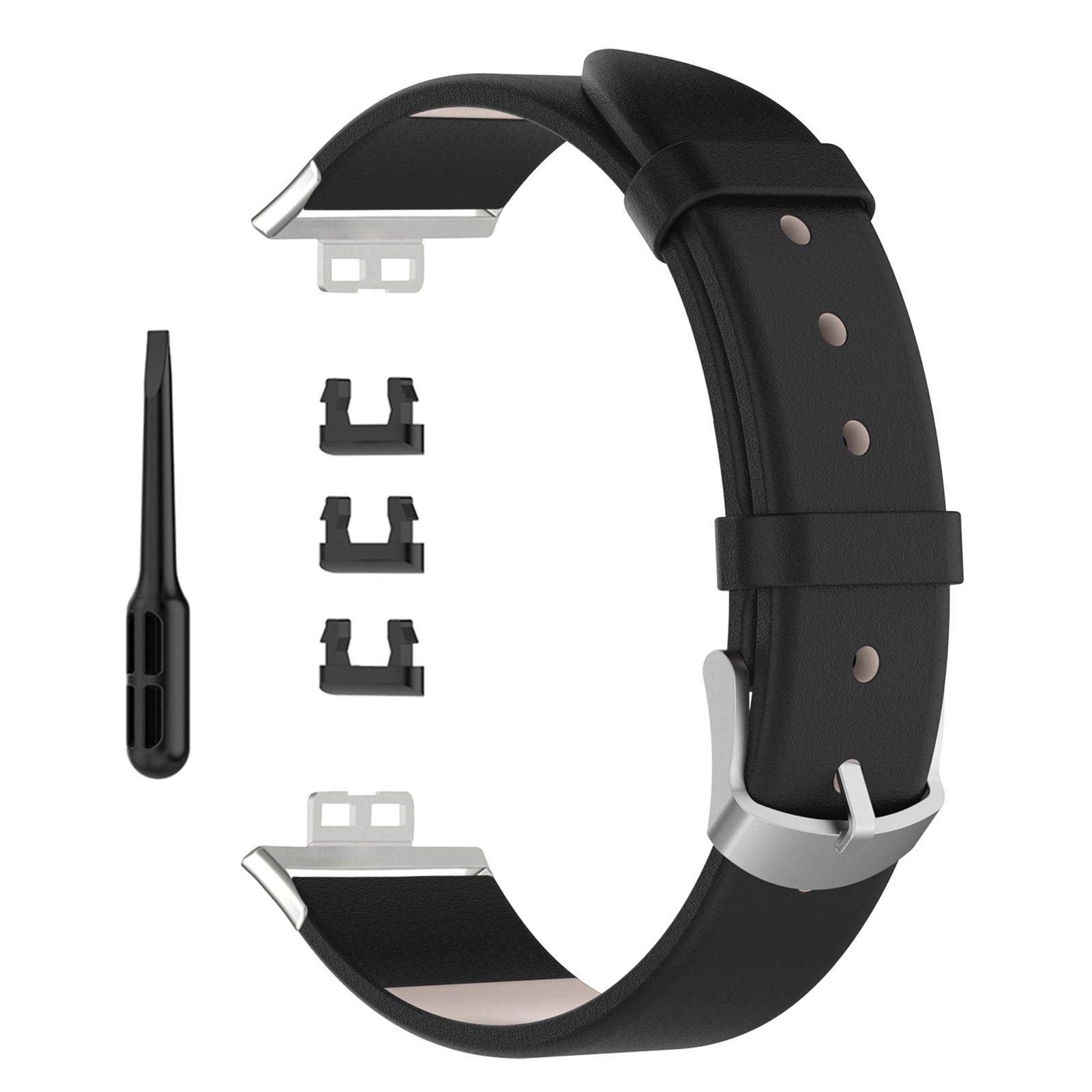 Enkomy Leather replacement strap, sports watch bracelet for HUAWEI watch FIT smart watch