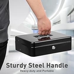 KYODOLED Locking Cash/Money Saving Organizer Box