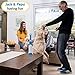 Brush for Pet Hair and Lint Remover with Self-Cleaning Base - Cat Hair and Dog Hair Removal Brush for Clothes, Furniture and Carpet-No Sticky Rollers,Fur Remover & Cleaner for Pets