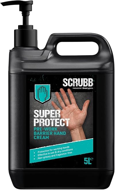 SCRUBB Super Protect Barrier Hand Cream 5L Fragrance-Free Non-Greasy Pump