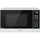 Panasonic NN-SN65KW Microwave Oven with Inverter Technology, 1200W, 1.2 cu.ft. Small Genius Sensor One-Touch Cooking, Popcorn